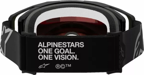 Masque Alpinestars Vision 8 Corp Noir ecran miroir rouge