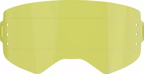 Verre pour masque Alpinestars avec système roll-off Supertech jaune