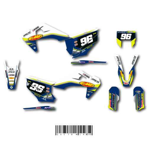 Kit déco HUSQVARNA 300 TE 2020-2023 LINE