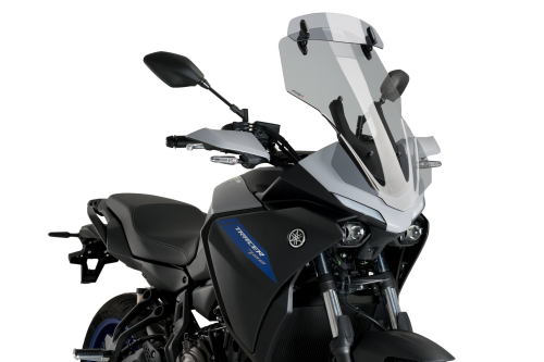 Visière Clip-on Puig YAMAHA TRACER 7 2024 Fumé foncé 313x100mm