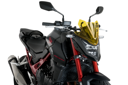 Bulle Puig Sport HONDA CB750 HORNET Jaune 268 x 270 MM