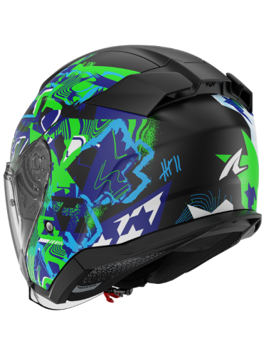 CASQUE SHARK SKWAL JET PRANZ VERT