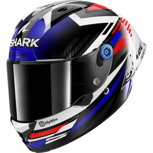 CASQUE SHARK AERON-GP FIM RACING #1 FIRSTLAP NOIR BLEU